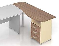 К28 Модерн (М16+М20+ОМ03+М36) Тумба приставная правая 1600х600х740