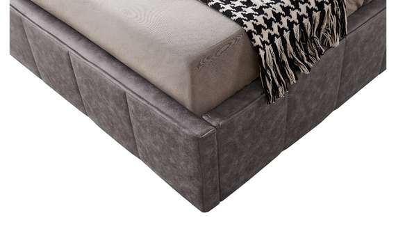 Кровать Hush с подъемным механизмом, 160х200 см, темно-бежевая