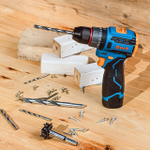 Дрель-шуруповерт аккумуляторная ударная BORT BAB-16U (2x2Ач+ЗУ)