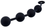 Черная анальная цепочка NEXUS Excite L - 27 см.