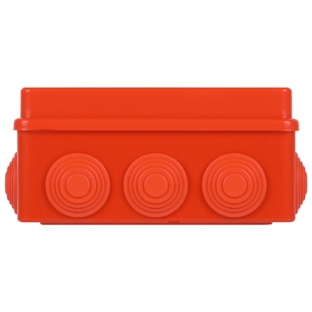 Распаячная коробка ЭРА KORv-150-110-70-10g-OR-FR ОП огнестойкая 150х110х70мм оранжевая с гермовводами 10 вх. IP55