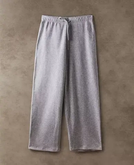 ZARA HOME ХЛОПКОВЫЕ ПИЖАМНЫЕ БРЮКИ, СЕРЫЙ