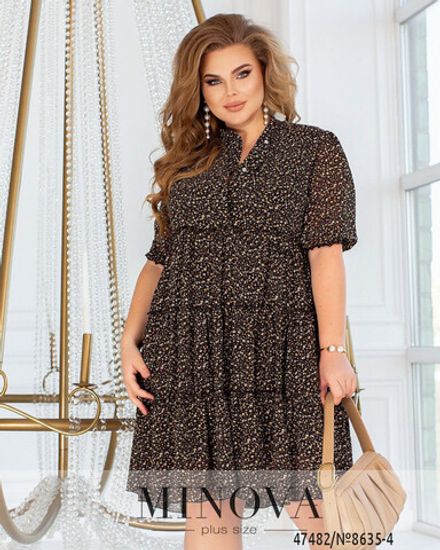 Платье 8635-4-чёрный Minova Фото 2