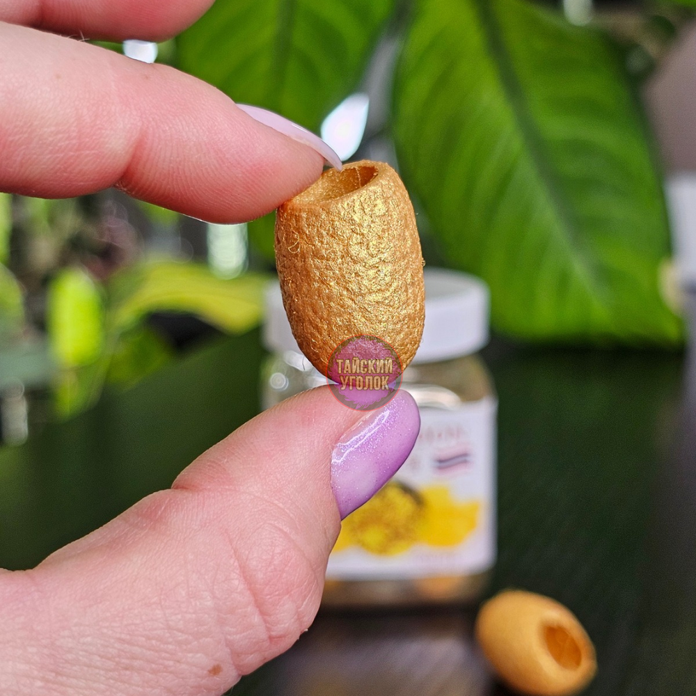 Мыльные шелковые коконы ROYAL THAI HERB для лица Золото 50мл
