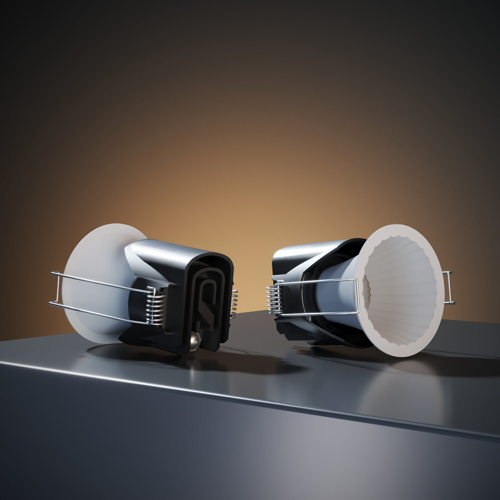 Встраиваемый светодиодный светильник Elektrostandard Arco 15274/LED 12W 3000K белый IP44