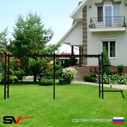 Уличная шведская стенка Sv Sport рукоход х 2 У54600 (Брусья/Скамья)