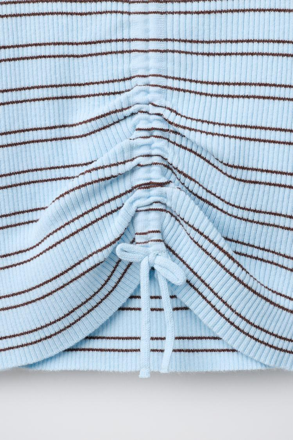 ZARA СВИТЕР В РУБЧИК СО СБОРКАМИ, ПОЛОСКИ