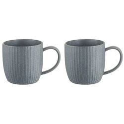 Набор кружек Soft Ripples, 350 мл, серые, 2 шт.