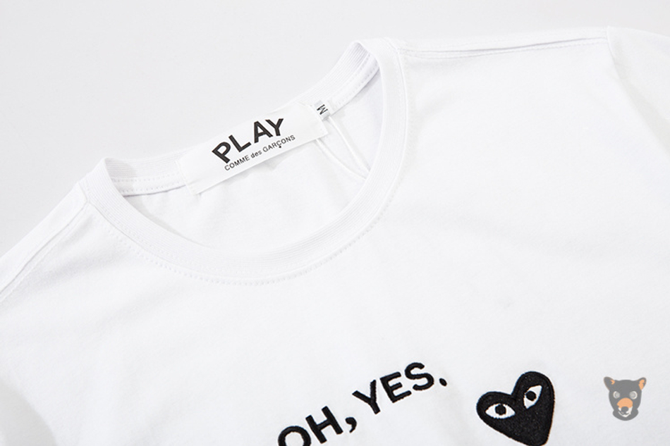 Футболка PLAY Comme des Garsons "Oh, yes"