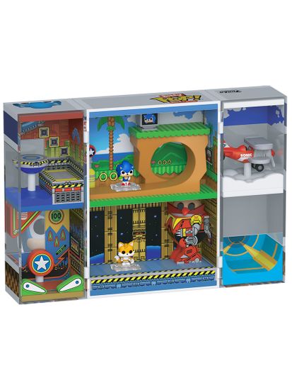 Набор Funko Bitty POP! Bitty Box Sonic the Hedgehog Sonic 2 Diorama Set+Sonic+Tails 93563