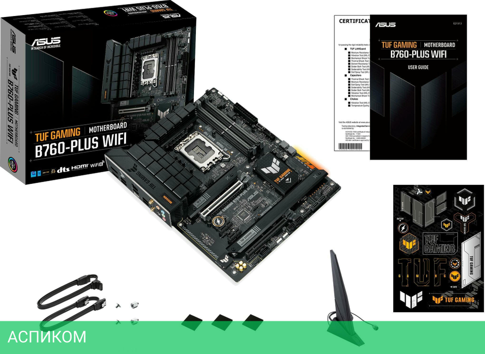 Материнская плата ASUS TUF Gaming B760-Plus WiFi DDR5