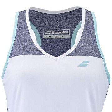 Женский топ теннисный Babolat Play Tank Top Woman - белый