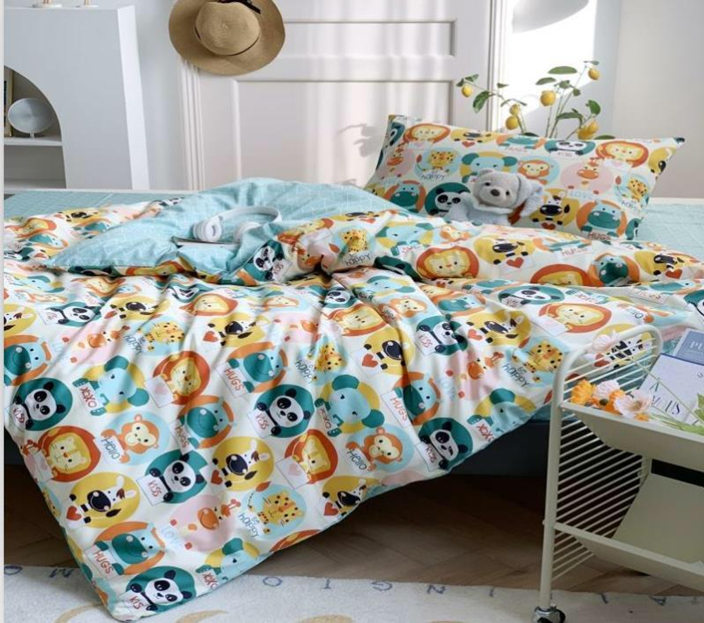 ZEPHYR HOME Постельное белье Полуторка Египетский хлопок Розовый