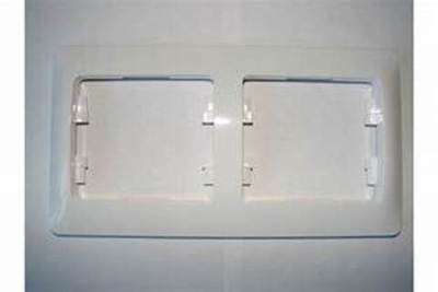 Рамка 2-местная Schneider Electric GLOSSA GSL000102 горизонтальная белый