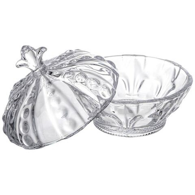 Икорница 11*11,5см коллекция "Muza" стеклянная