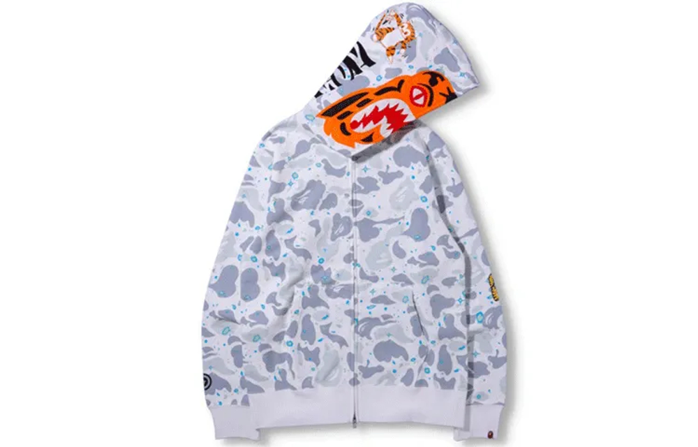A Bathing Ape Space Camo Ponr Shark Худи