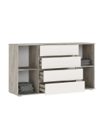 Комод для одежды Кашемир 3 ящика, 160х45х90 см