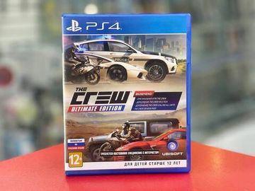 PS4 The Crew Ultimate Edition CUSA-00161 Б/У, игра не работает (Полностью на русском языке)
