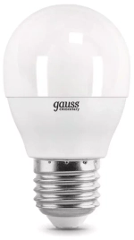 Лампа Gauss LED Elementary Шар 6W E27 4100K (3шт в упак) 53226T