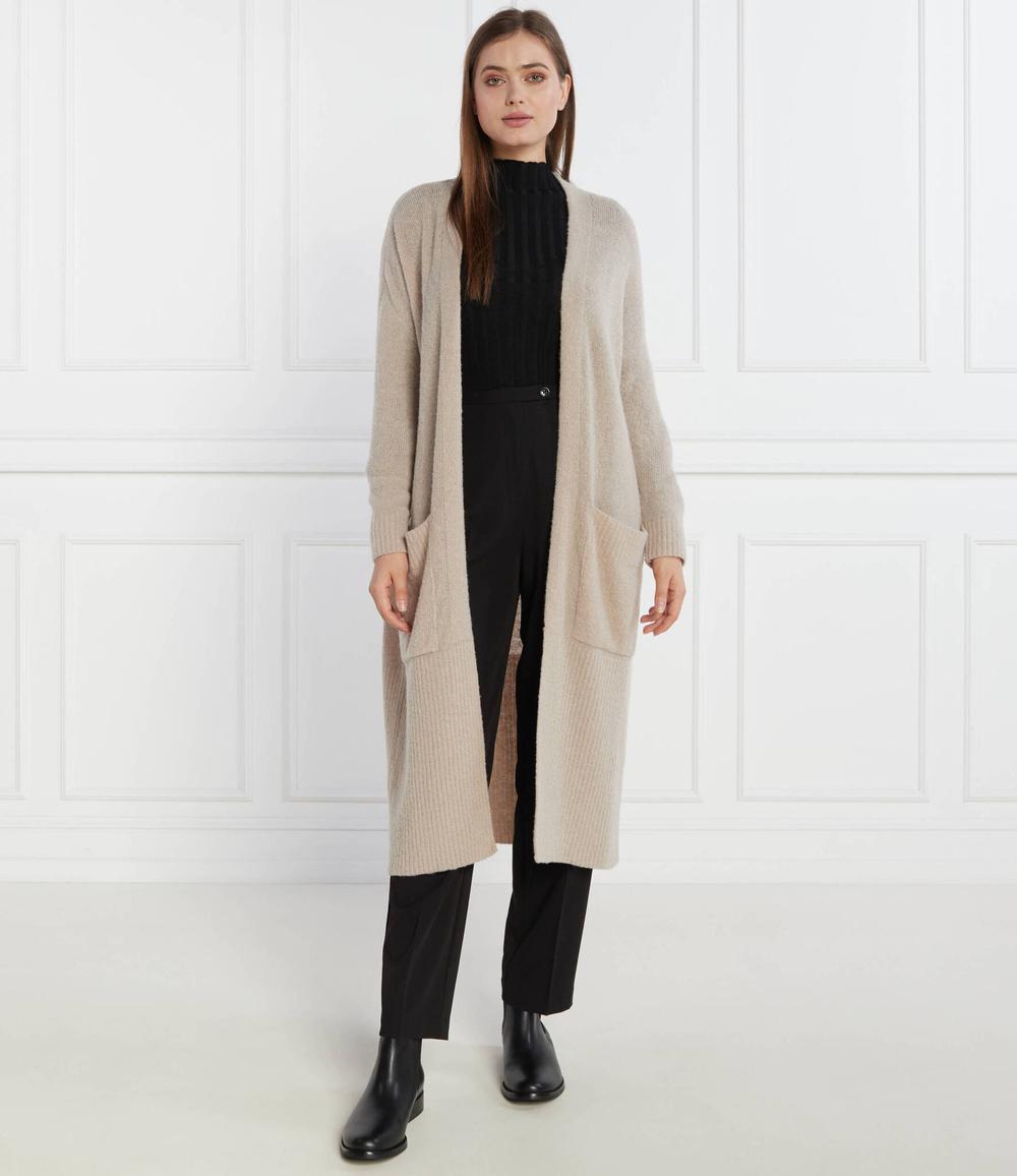 Хлопковый кардиган Marella SPORT - бежевый(39060139)