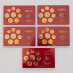 Germany 2002 Proof Coin Sets (A, D, F, G, J)
