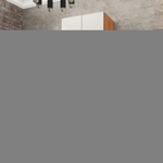 Шкаф Агератум МДФ двухсекционный с антресолью Лайн флай (0,27) А10029 матовая - Орех Экко 9459  90*45*240