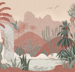 Пейзаж 2 Сады Клеопатры панно