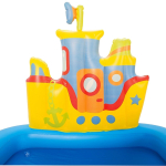 Игровой центр-бассейн 140х130х104 см, 84 л, Кораблик, принадлежности для игр, Bestway, 52211