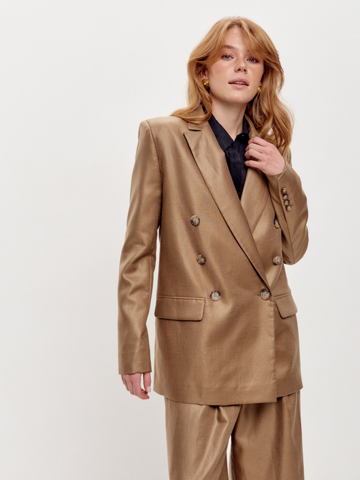 Льняной жакет