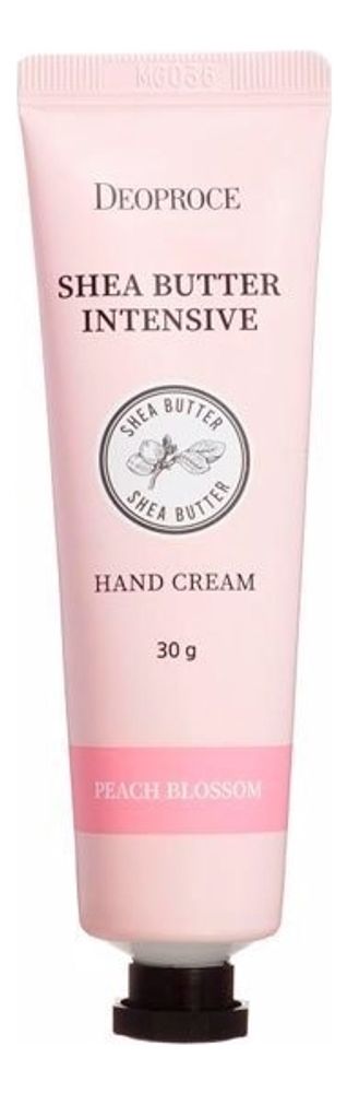 Крем для рук с маслом ши и ароматом персика DEOPROCE Shea Butter Intensive Hand Cream Peach Blossom