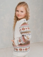 Кофта вязаная на молнии