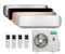 Мульти сплит-система Hisense 4 x AMS-09UW4RVETG00(C,S,B) / AMW5-36U4RQC