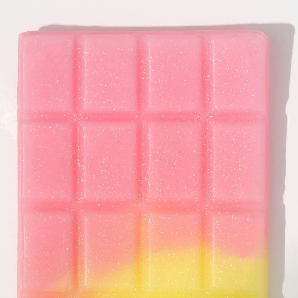 Фигурное мыло ручной работы в форме плитки шоколада - 80 гр. (Цвет: разноцветный)