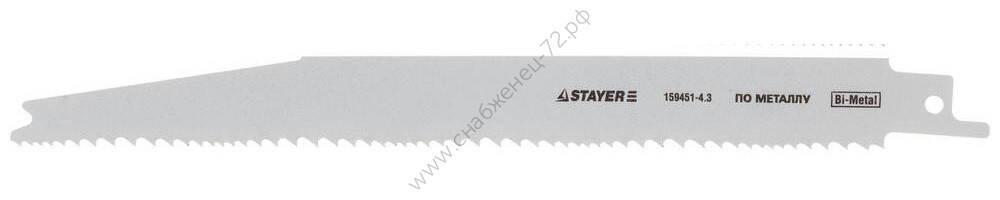 STAYER S345XF, L-180/200, Bi-Met, Полотно для сабельной пилы (159451-4.3)