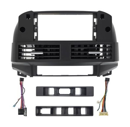 Комплект с разъёмами 12.3" Hyundai Santa Fe 2 2006-2012 (рамка 3 и 4 кнопки)