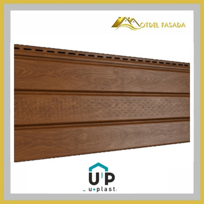 Софит PRO Ю-Пласт Дуб золотой с частичной перфорацией 3000* 300мм