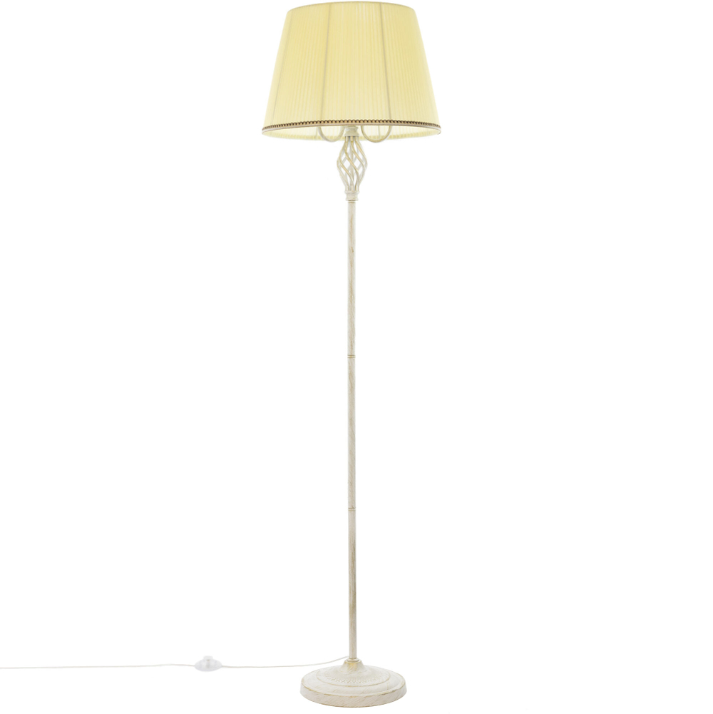 Citilux Вена CL402923 Торшер патина с кремовым абажуром