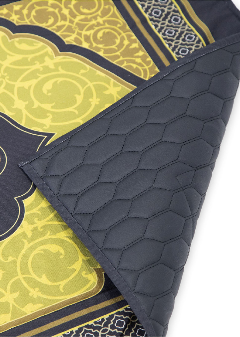 Жайнамаз черный (принт 214-02) размер 67х110 Adili