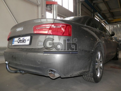 Фаркоп оцинкованный Galia A049C для Audi A6 седан/универсал 2011-2019, Audi A6 Allroad 2012-, Audi A7 Sportback 2011-2017(паспорт и сертификат в комплекте)(без электрики)