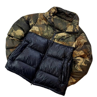 Двухсторонний пуховик Adidas Camo