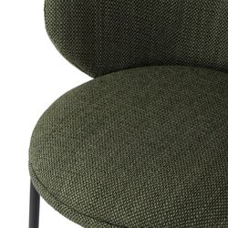 Стул полубарный Comfy, рогожка, шпинат