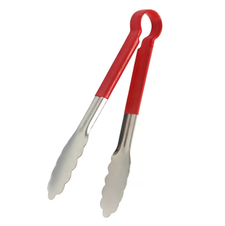 Щипцы для гриля с красной силиконовой ручкой 34,3 см (35,5 см), CGPro