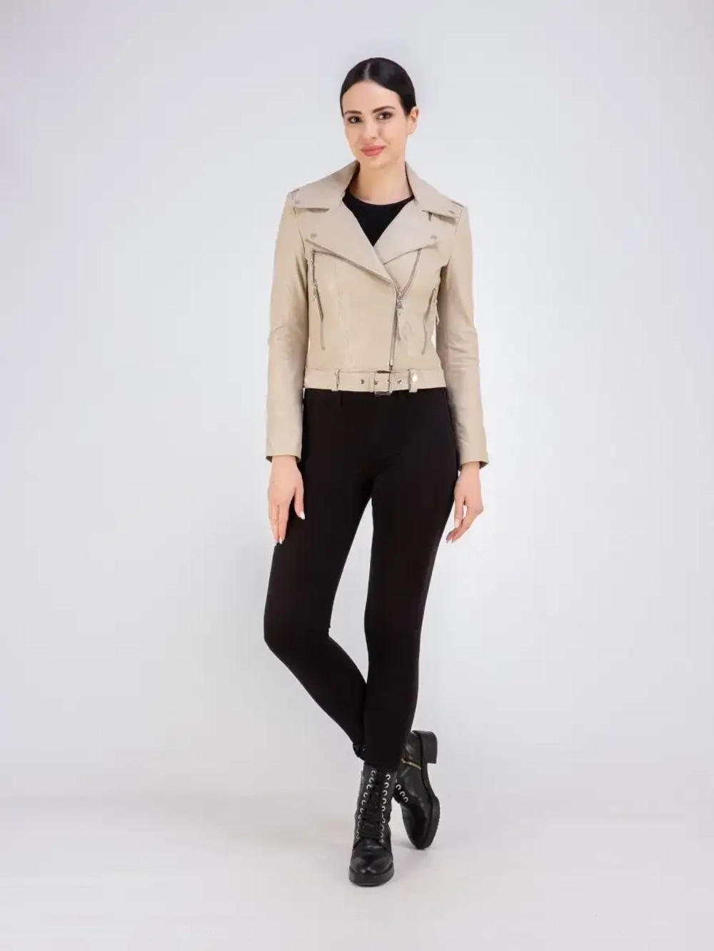 Косуха женская из натуральной кожи Турция