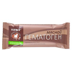 Лакомство TiTBiT для собак Гематоген мясной vitamin