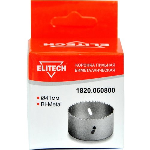 Цифенбор биметаллический ELITECH 41 мм   1820.060800