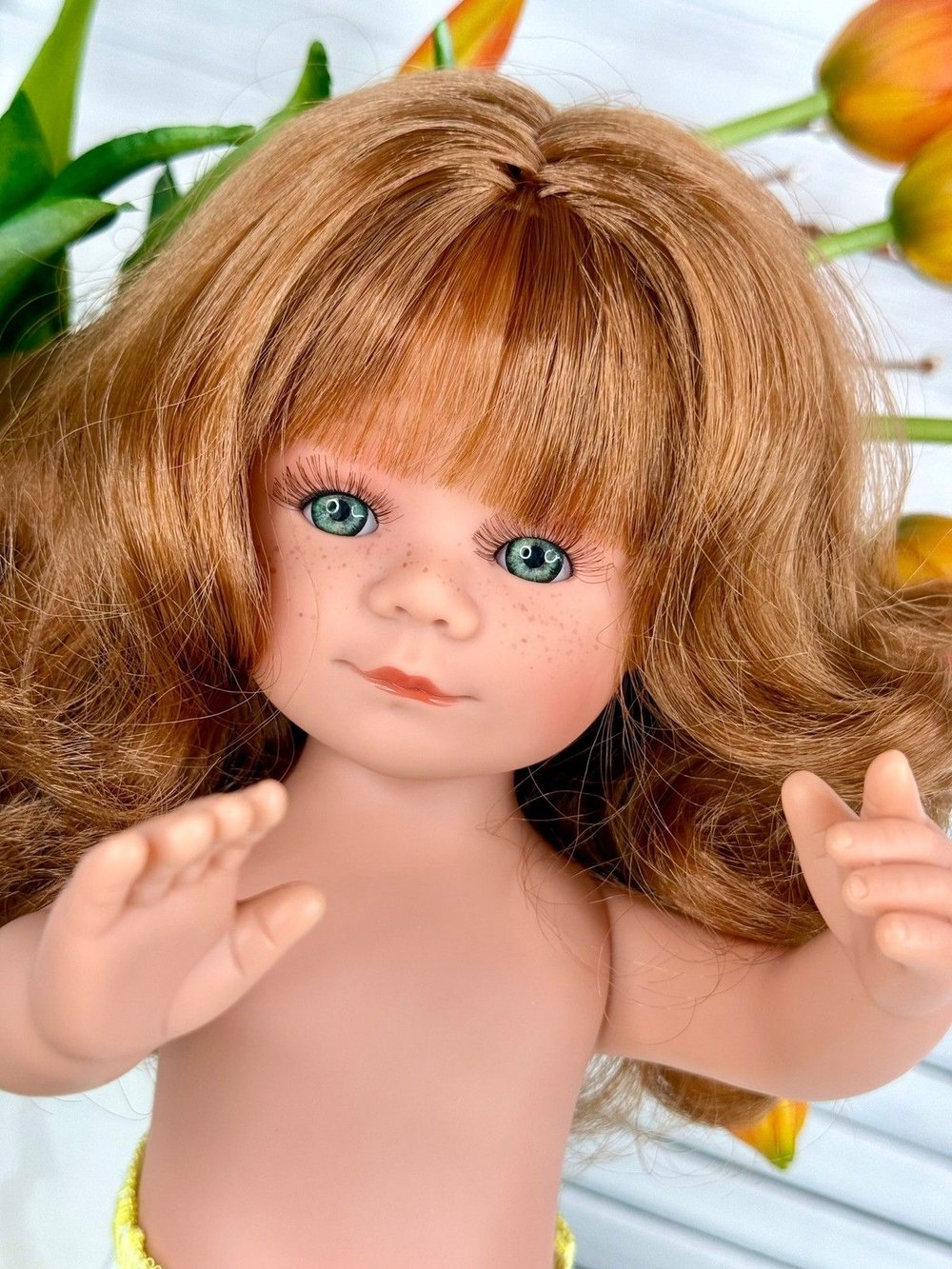 Кукла D Nenes виниловая 34см Marieta без одежды (022336W)