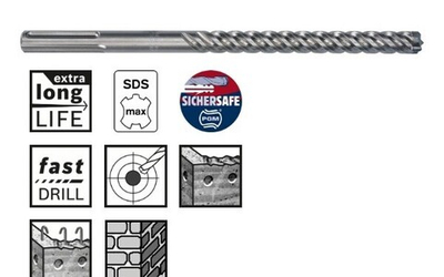 Сверло SDS-Max BOSCH Бур по арм.бетону SDS-max-8X 18 x 400 x 540 мм