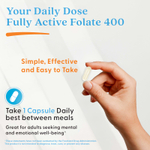 Doctor's Best, полностью активный фолат 400 с Quatrefolic, 400 мкг, 90 вегетарианских капсул
