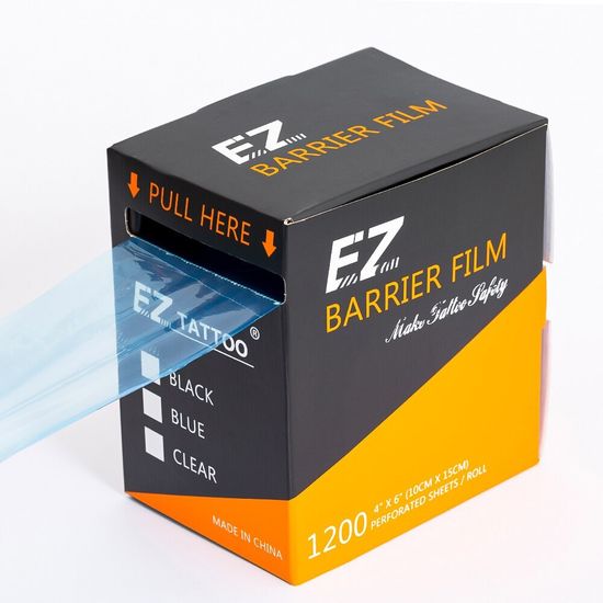 Барьерная лента EZ Barrier Film. 1200 листов. 10 см Х 15 см | прозрачная