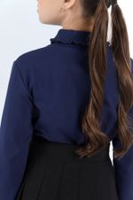 Джемпер для девочки Скул-3 Виотекс ТЁМНО-СИНИЙ